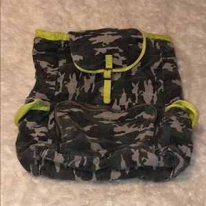 Mossimo Camo and Neon Backpack